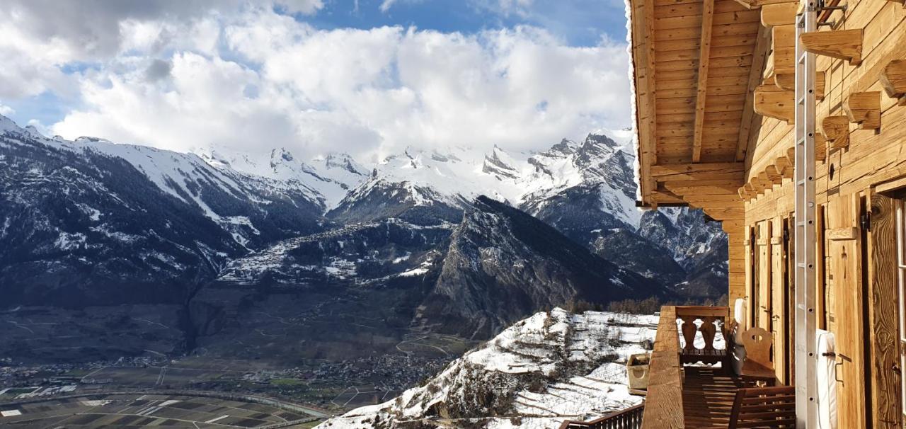 Auberge Le Mont-Gele Iserables Dış mekan fotoğraf